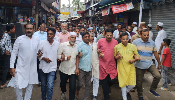 কাউখালীতে সহিংসতা রোধে বিএনপি’র  বিক্ষোভ সমাবেশ