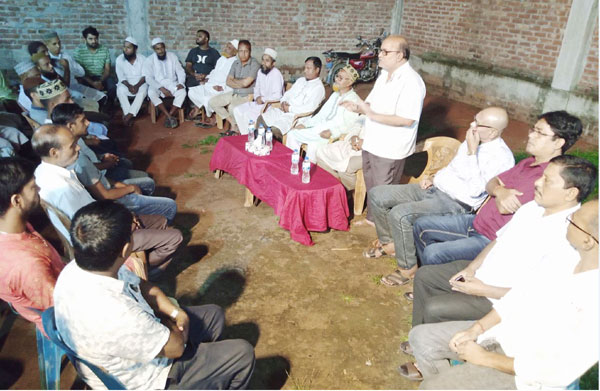 ফুলবাড়ীতে মন্দির কমিটির সাথে জামায়াতের মতবিনিময়