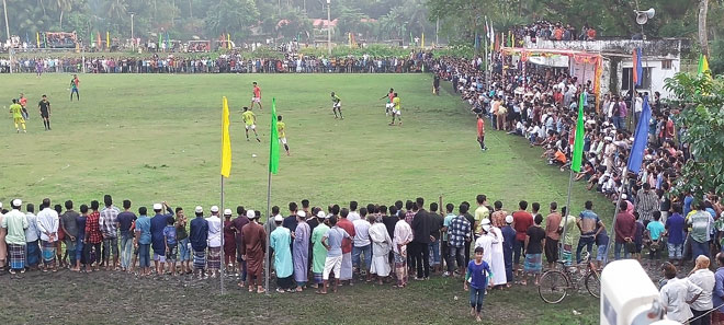 না‌জিরপু‌রে ক্রীড়া একা‌ডে‌মীর দিনব্যাপী ফুটবল টুর্নামেন্ট