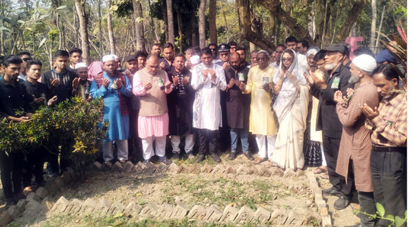 গৌরনদীতে ভাষা শহীদদের প্রতি শ্রদ্ধা