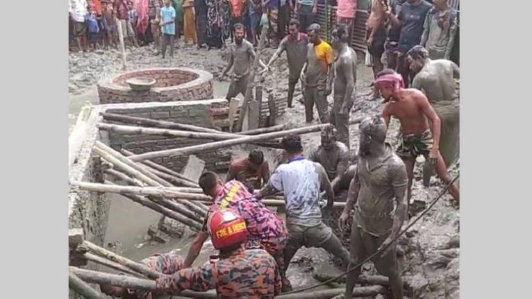 মোরেলগঞ্জে সেফটি ট্যাংকের দেয়াল ধসে নির্মাণশ্রমিক নিহত, আহত ২