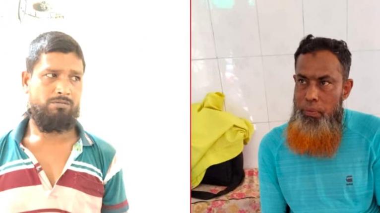 আটক বেল্লাল সিকদার ও নাসির।