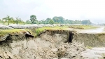 মনপুরায় ১,১৭০ কোটি টাকার বেড়িবাঁধে নির্মাণ শেষের আগেই ধস