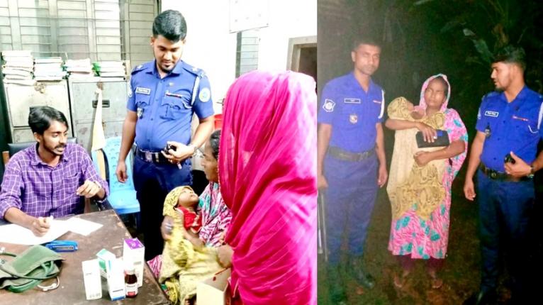 নেছারাবাদ থানার এএসআই জিকুর উল্লাহ প্রশংসায় ভাসছেন সামাজিক যোগাযোগমাধ্যমে