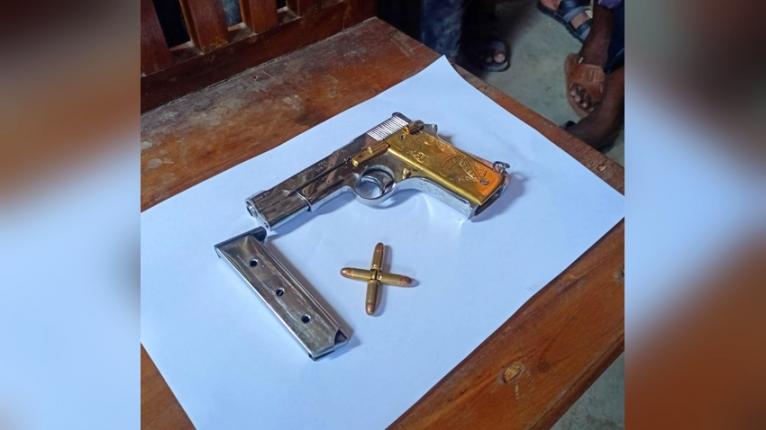 তালতলীতে পিস্তল ও গুলিসহ পাঁচজন আটক