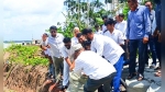 বরিশালের সন্ধ্যা নদীর ভাঙন ঠেকাতে ভূতেরদিয়ায় ১২ হাজার জিও ব্যাগ ডাম্পিং