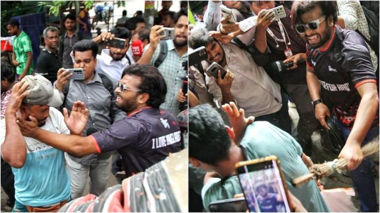 ধানমন্ডি ৩২ নম্বরে পুলিশের উপস্থিতিতেই মারধরের অভিযোগ