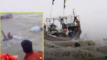 হাতিয়ায় বৈরী আবহাওয়ায় ৭ মাছ ধরার ট্রলার ডুবি, ৪৮ জেলে উদ্ধার