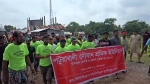 পায়রা তাপবিদ্যুৎ কেন্দ্রে শ্রমিকদের সড়ক অবরোধ