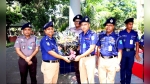 কালকিনি থানা পরিদর্শনে ঢাকা রেঞ্জের অতিরিক্ত ডিআইজি