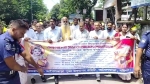 আগৈলঝাড়ায় জন্মাষ্টমীতে বর্ণাঢ্য মঙ্গল শোভাযাত্রা