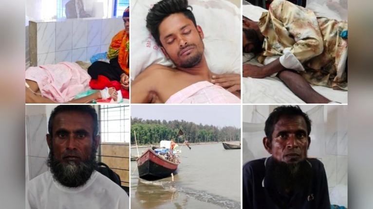 সাগরে চাঁদা না দেওয়ায় হামলার অভিযোগ, আহত ৪ জেলে