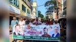 পিরোজপুরে জিয়া মঞ্চের প্রতিষ্ঠাবার্ষিকীতে শোভাযাত্রা