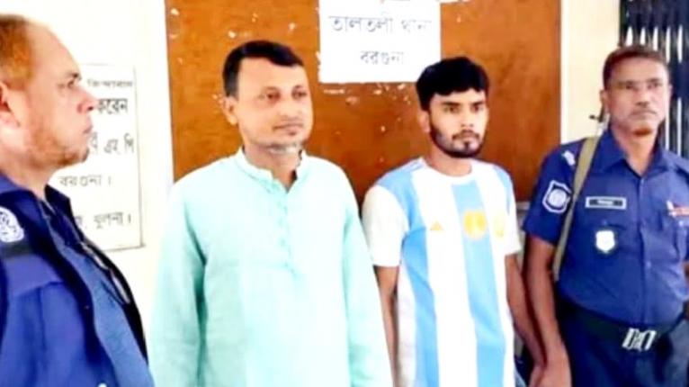 তালতলীতে যুবলীগ নেতা ও ছাত্রলীগ কর্মী গ্রেপ্তার