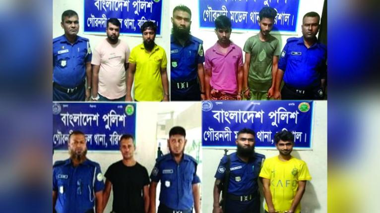 গৌরনদীতে ইয়াবা ও গাঁজাসহ ৬ জন গ্রেপ্তার