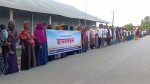 কলাপাড়ায় মিথ্যা মামলার অভিযোগে এলাকাবাসীর মানববন্ধন