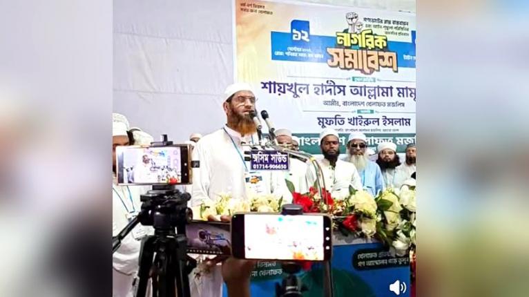 গণভোটের রায় না মানলে বিএনপিকে লাল কার্ড দেখাবে জনগণ: মামুনুল হক