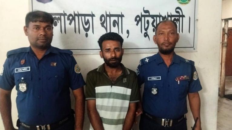 কলাপাড়ায় ২১ পিস ইয়াবাসহ যুবক গ্রেপ্তার