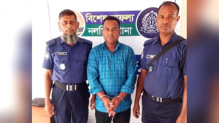 নলছিটিতে সন্ত্রাসবিরোধী আইনের মামলায় শ্রমিক লীগ নেতা গ্রেফতার